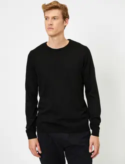 پلیور مردانه مشکی کوتون