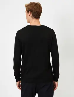 پلیور مردانه مشکی کوتون