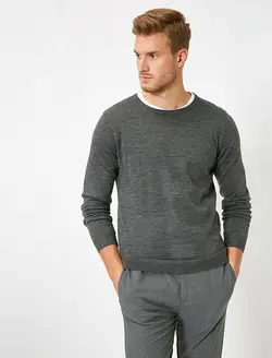 پلیور مردانه آنتراسیت کوتون