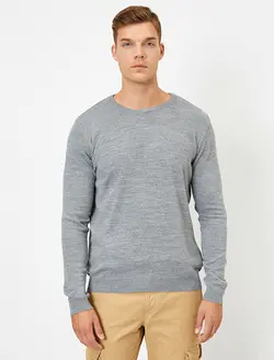 پلیور مردانه خاکستری کوتون