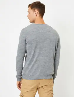 پلیور مردانه خاکستری کوتون