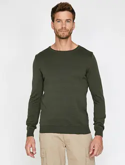 پلیور مردانه خاکی کوتون