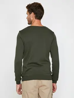 پلیور مردانه خاکی کوتون