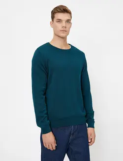 پلیور مردانه آبی نفتی کوتون