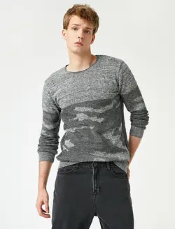 پلیور مردانه آنتراسیت کوتون