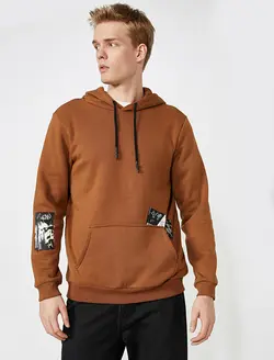 هودی مردانه قهوه ای کوتون