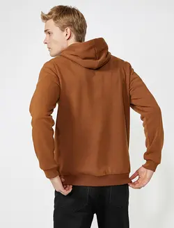 هودی مردانه قهوه ای کوتون