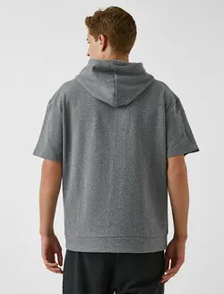 هودی مردانه خاکستری کوتون