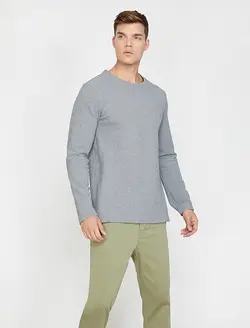 پلیور مردانه خاکستری کوتون