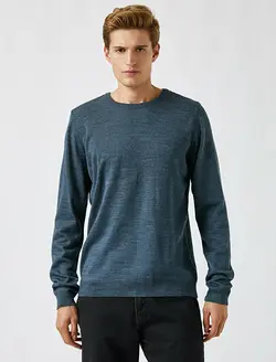 پلیور مردانه آبی نفتی کوتون