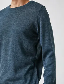 پلیور مردانه آبی نفتی کوتون