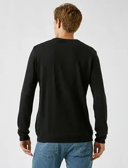 پلیور مردانه مشکی کوتون