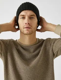 پلیور مردانه قهوه ای روشن کوتون