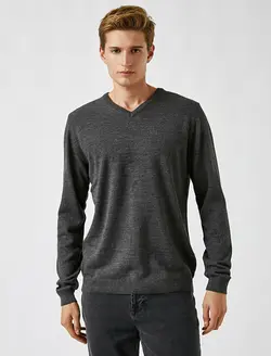 پلیور مردانه آنتراسیت کوتون