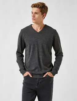 پلیور مردانه آنتراسیت کوتون