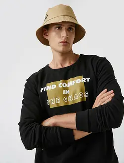 پلیور مردانه مشکی کوتون