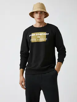 پلیور مردانه مشکی کوتون