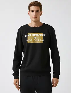 پلیور مردانه مشکی کوتون