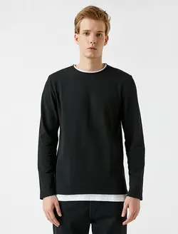 پلیور مردانه مشکی کوتون