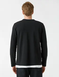 پلیور مردانه مشکی کوتون