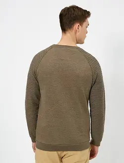 پلیور مردانه خاکی کوتون