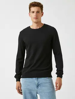 پلیور مردانه مشکی کوتون