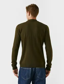 پلیور مردانه خاکی کوتون