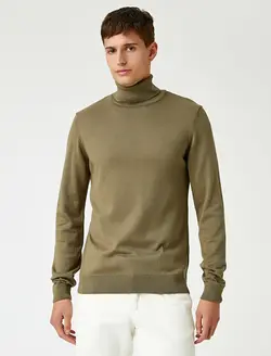 پلیور مردانه خاکی کوتون