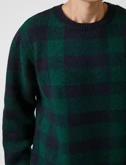 پلیور مردانه سبز-check کوتون