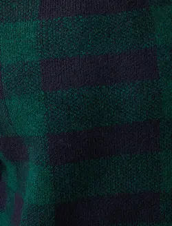 پلیور مردانه سبز-check کوتون