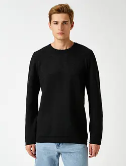 پلیور مردانه مشکی کوتون