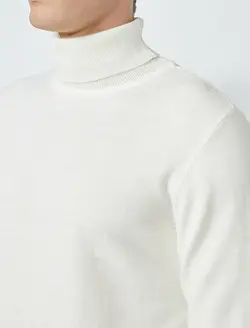 پلیور مردانه سفیدتیره کوتون