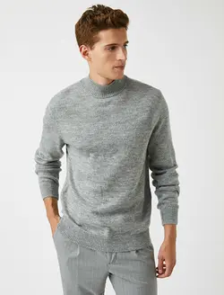 پلیور مردانه خاکستری کوتون