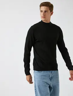 پلیور مردانه مشکی کوتون