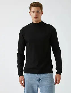 پلیور مردانه مشکی کوتون