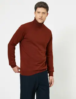 پلیور مردانه آجری-قرمز کوتون