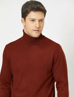پلیور مردانه آجری-قرمز کوتون