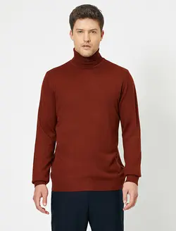 پلیور مردانه آجری-قرمز کوتون