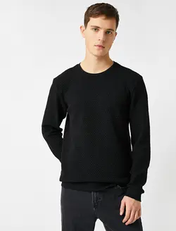 پلیور مردانه مشکی کوتون