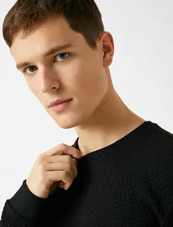 پلیور مردانه مشکی کوتون