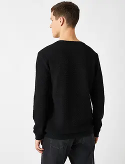 پلیور مردانه مشکی کوتون