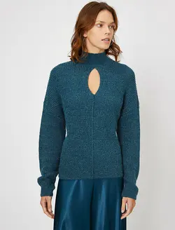 پلیور زنانه آبی نفتی کوتون