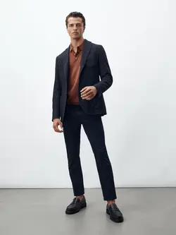 شلوار جین مردانه سرمه ای آبی ماسیمودوتی