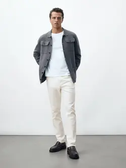 شلوار جین مردانه سفید ماسیمودوتی