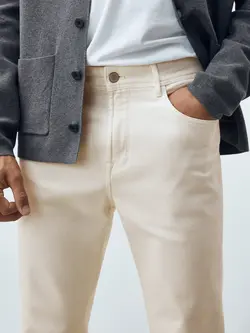 شلوار جین مردانه سفید ماسیمودوتی