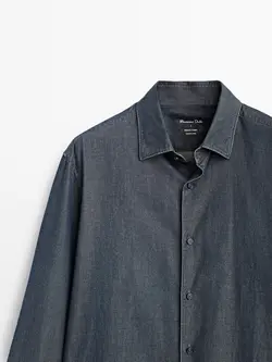 پیراهن جین مردانه آبی ماسیمودوتی