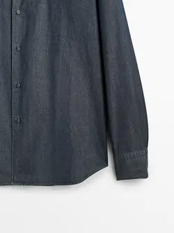 پیراهن جین مردانه آبی ماسیمودوتی