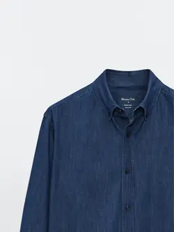 پیراهن جین مردانه آبی ماسیمودوتی