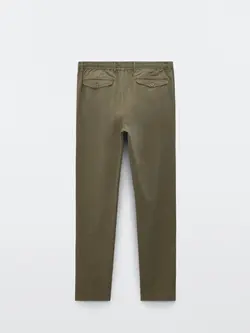 شلوار کتان مردانه سبز ماسیمودوتی