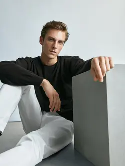 پلیور مردانه مشکی ماسیمودوتی